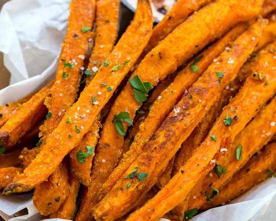 Order Sweet Potatoe Fries (炸薯条) food online from Burger Now store, Cherry Hill on bringmethat.com