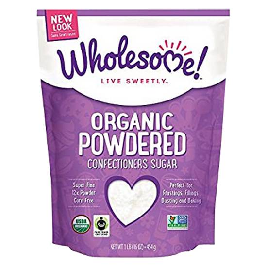Order Wholesome Organic Powdered Confectioners Sugar 1lb food online from Everyday Needs By Gopuff store, Fairfield on bringmethat.com