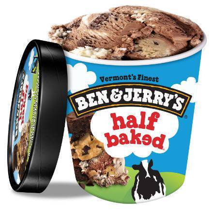 Order Ben and Jerry's Half Baked food online from The Ice Cream Shop store, Madison on bringmethat.com