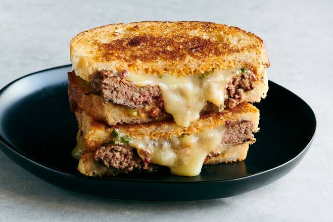 Order Super Patty Melt food online from Grilled Cheesin store, Estero on bringmethat.com