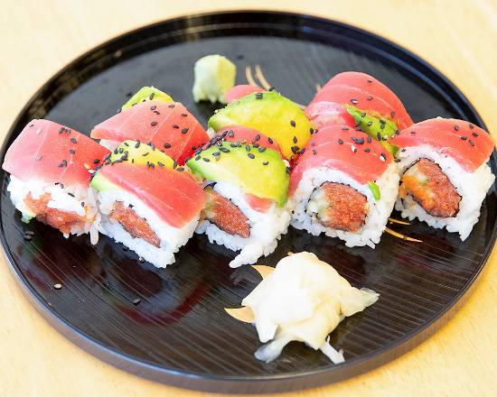 Order Spicy Hawaiian Roll food online from Bbq Teriyaki & Sushi store, Tarzana on bringmethat.com