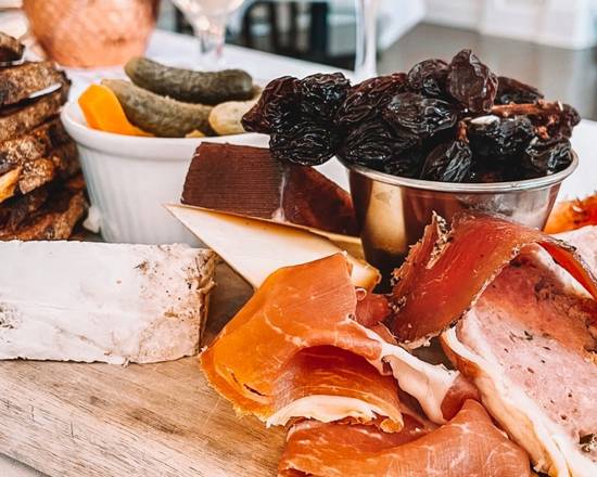 Order Artisan Cheese & Charcuterie Board food online from Mirabelle store, Stony Brook on bringmethat.com