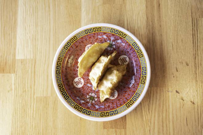 Order Pork Potstickers (6 pcs) food online from gk mongolian bbq store, Lodi on bringmethat.com