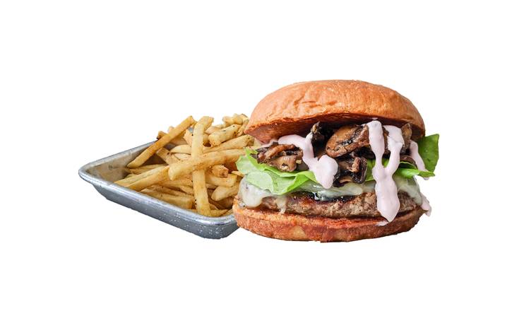 Order Truffle Shroom Burger food online from Avo Taco store, New Orleans on bringmethat.com