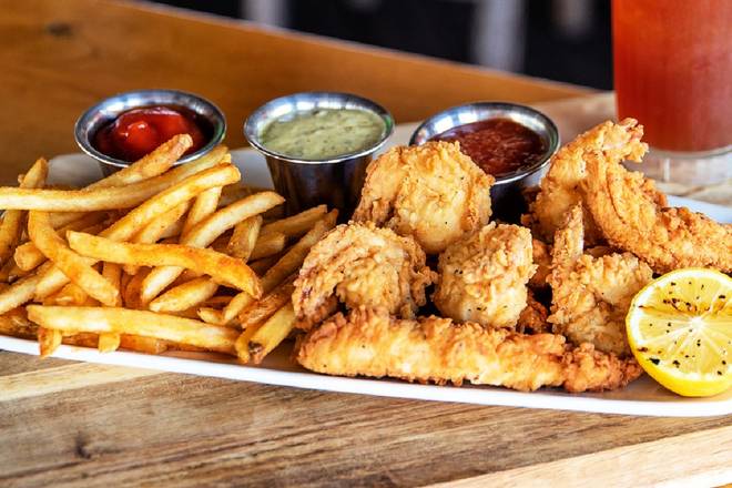 Order Chicken & Shrimp Combo food online from Twin Peaks Restaurant store, Oakbrook Terrace on bringmethat.com