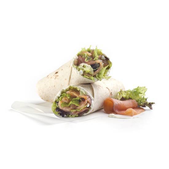 Order Smoked Salmon Wrap food online from Rodilla Sandwiches. Madrid 1939 store, Miami on bringmethat.com