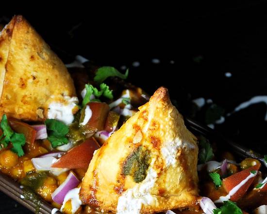 Order Samosa Chaat food online from Mezban Restaurant store, Houston on bringmethat.com
