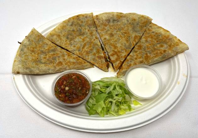 Order Spinach & Cheese Quesadilla food online from Chowpatty store, Woodbridge Township on bringmethat.com