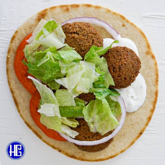 Order Falafel Pita food online from The Hungry Greek store, Tampa on bringmethat.com