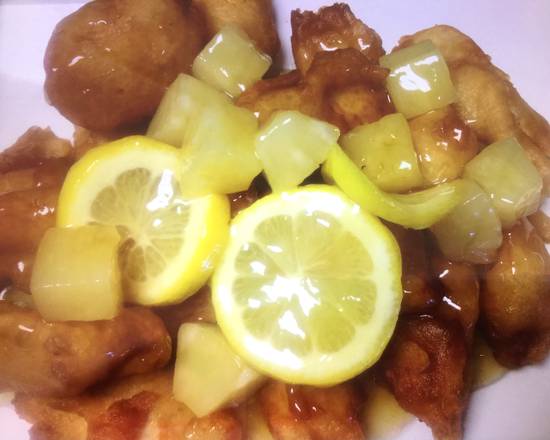 Order Lemon Chicken food online from Canton Chinese Restaurant store, Richardson on bringmethat.com