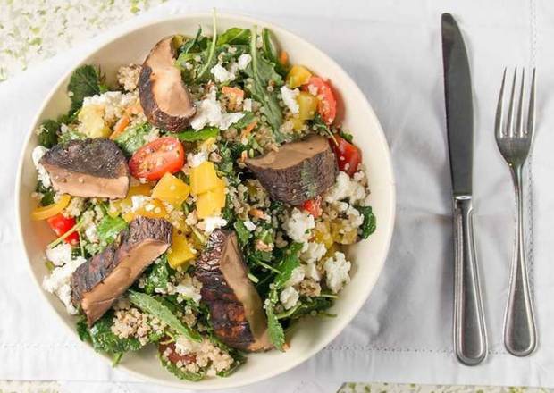 Order Portobello Mushroom Salad food online from Tin Leaf Fresh Kitchen store, Carlsbad on bringmethat.com