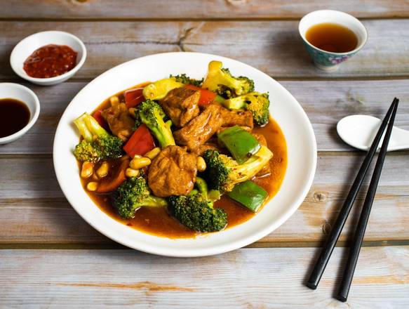 Order Kung Pao Tofu food online from Enjoy Vegetarian Restaurant store, San Francisco on bringmethat.com