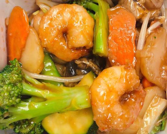 Order Chop Suey Shrimp food online from China A Go Go store, Las Vegas on bringmethat.com