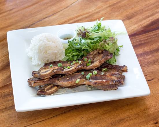 Order Korean Style Bone in Kalbi food online from Poke Stop store, Waipahu on bringmethat.com
