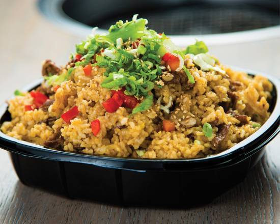 Order MEGA Beef Sukiyaki Fried Rice food online from Gyu-Kaku Japanese Bbq store, Orlando on bringmethat.com