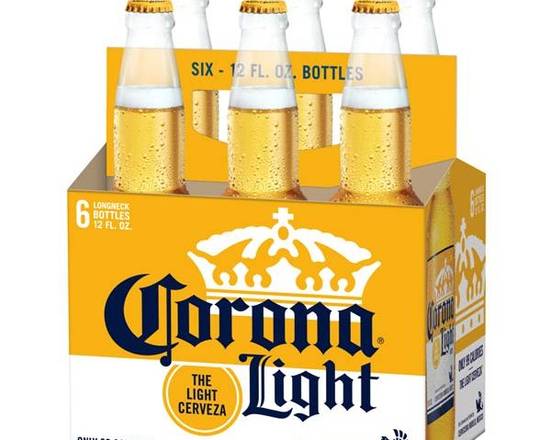 Order Corona Light, 6pk-12oz bottle beer (4.1% ABV) food online from Woodbury Wine & Spirits store, ORLANDO on bringmethat.com