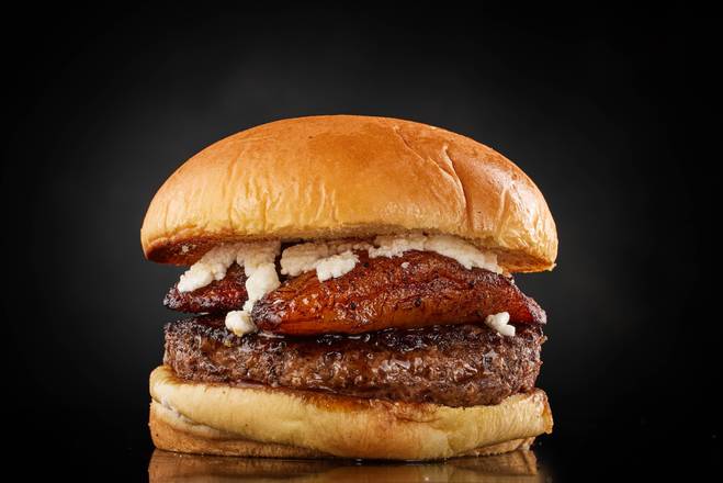 Order Drunk Monkey Burger food online from Burda Midtown store, Miami on bringmethat.com