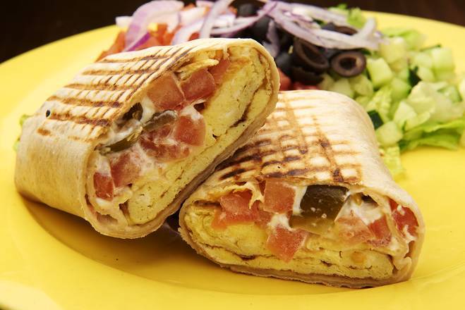 Order Omelette Wrap food online from Sunflower Cafe store, Lawrence on bringmethat.com