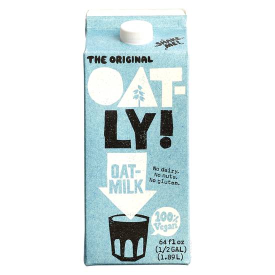 Order Oatly! The Original Oat Milk 64oz food online from Everyday Needs by Gopuff store, Tampa on bringmethat.com