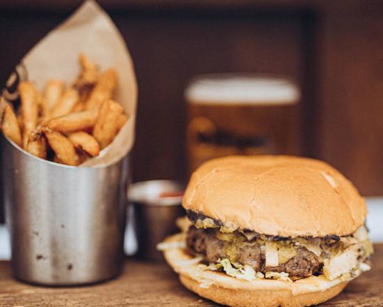 Order Vegetarian Impossible Burger food online from Office Tavern Grill store, Morristown on bringmethat.com