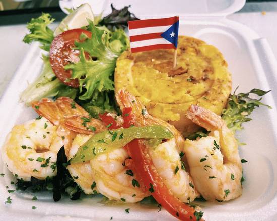 Order Garlic Shrimp Plate food online from VenPaca Food Truck store, Melbourne on bringmethat.com