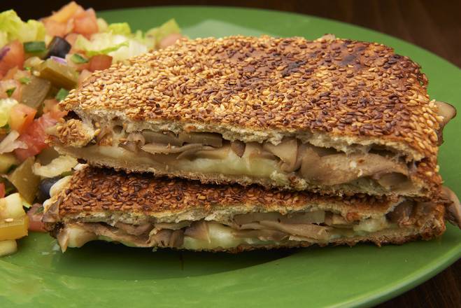 Order Mushroom Panini food online from Sunflower Cafe store, Lawrence on bringmethat.com