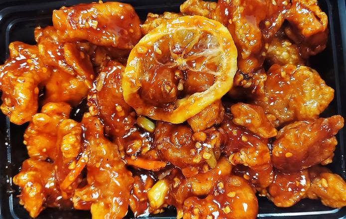 Order CK8. Lemon Chicken 柠檬鸡 food online from Chopsticks Cuisine store, Seattle on bringmethat.com