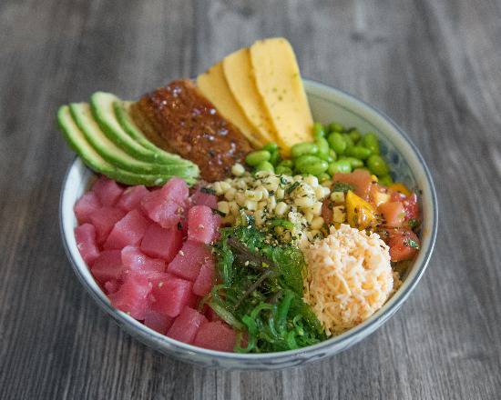 Order Build Your Own Regular Bowl food online from Fob Poke Bar store, Bellevue on bringmethat.com