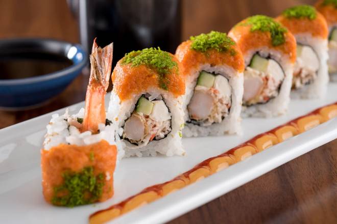 Order GOJIRA ROLL* food online from Ikura Sushi Lounge store, Coral Gables on bringmethat.com