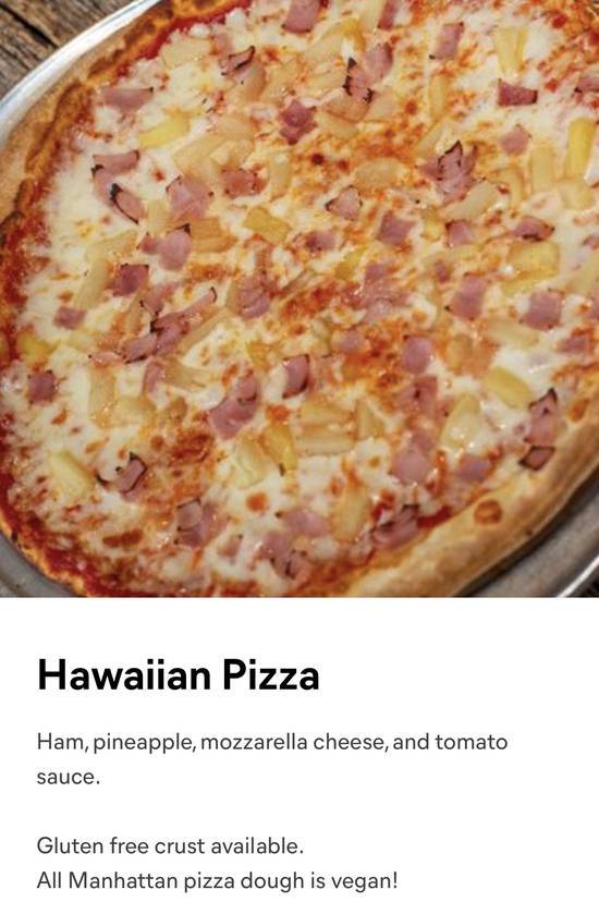 Order Hawaiian Pizza food online from Manhattan Pizza store, Fairfax on bringmethat.com