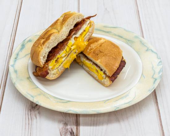 Order Bacon Roll, Egg, and Cheese food online from Fresh Mart store, Watchung on bringmethat.com