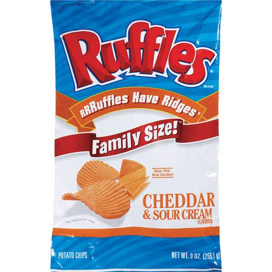 Order Frito-Lay Ruffles Potato Chips Cheddar&Sour Cream food online from Cvs store, WESTON on bringmethat.com