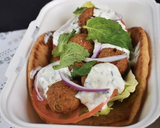 Order Falafel Gyro (Vegan/Vegetarian) food online from Shishkabab store, Gresham on bringmethat.com