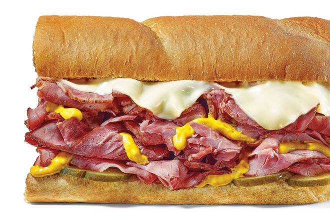 Order Big Hot Pastrami Footlong Regular Sub food online from Subway store, West Hollywood on bringmethat.com