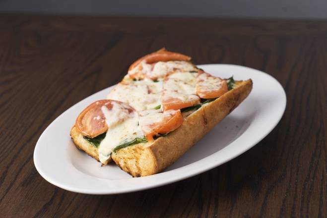 Order Garlic Bread Spinach and Tomato food online from Rosati's Pizza store, Hanover Park on bringmethat.com