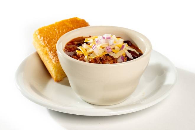 Order CHILI WITH CORNBREAD - CUP food online from Glory Days Grill store, Glen Burnie on bringmethat.com