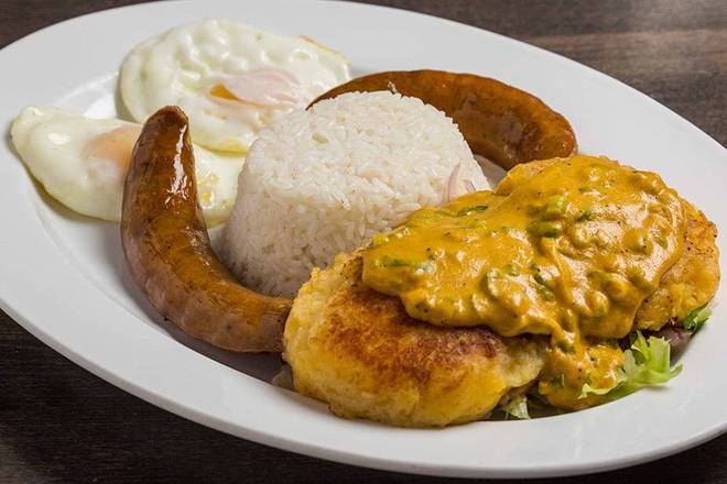 Order Llapingacho food online from El Guayaquileno Restaurant store, Elmhurst on bringmethat.com