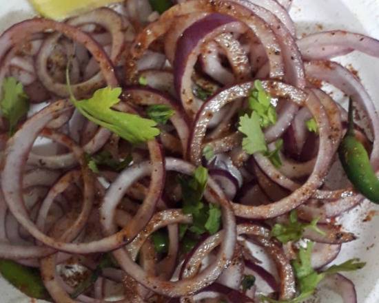 Order Onion Salad food online from Tandoorish Indian Cuisine Restaurant store, Houston on bringmethat.com