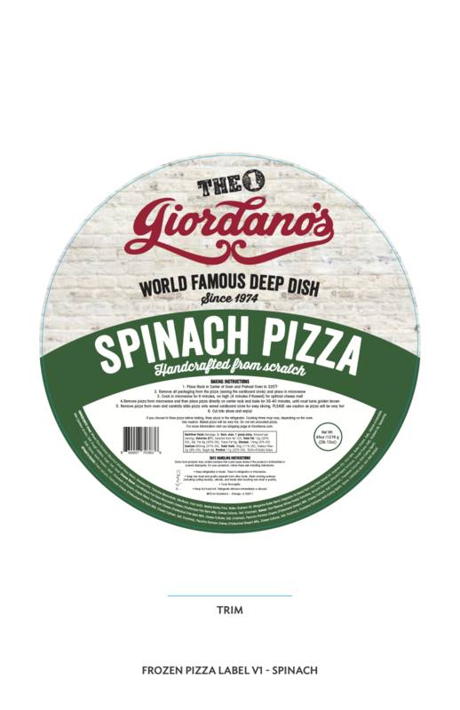 Order Giordano's Stuffed Deep Dish Pizza- Spinach 45oz food online from Everyday Needs by Gopuff store, Melrose Park on bringmethat.com