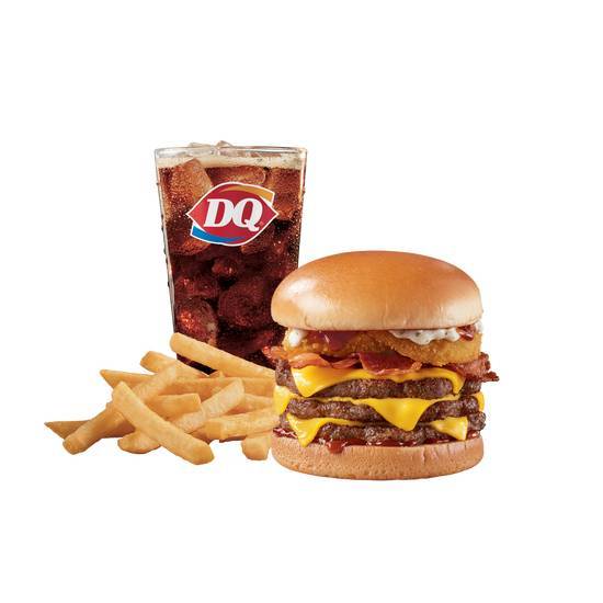 Order Loaded A.1.® 1/2lb* Triple Combo food online from Dairy Queen Grill & Chill store, White Oak on bringmethat.com