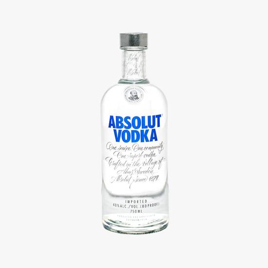Order Absolut 1.75L 40% ABV  food online from Princess Liquors store, Port Saint Lucie on bringmethat.com