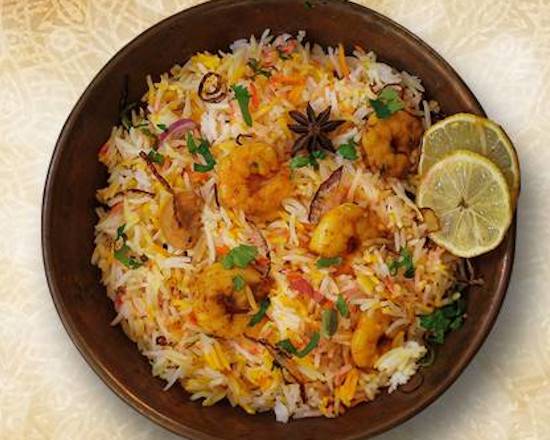 Order Classic Shrimp Biryani food online from Fire Biryani store, Milpitas on bringmethat.com