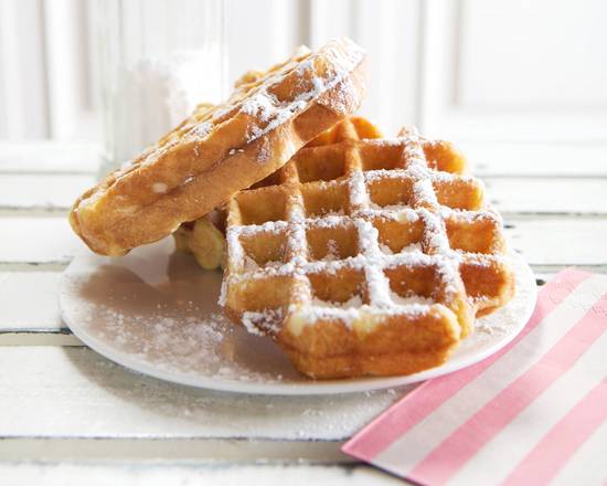 Order Belgian Waffle X2 with Chantilly Cream & Berries food online from Lb Cake Stop store, Baldwin Park on bringmethat.com