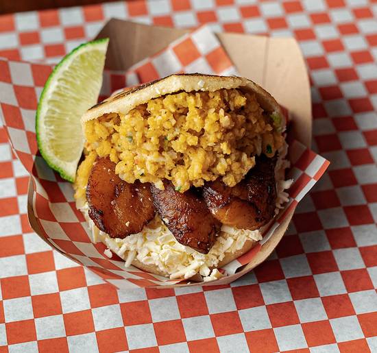 Order The Hungry Post Arepa food online from La Latina store, Miami on bringmethat.com