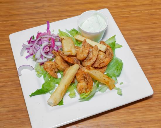 Order Fried Shrimp (Chicharron de Camarones) food online from La Granja store, Winter Park on bringmethat.com