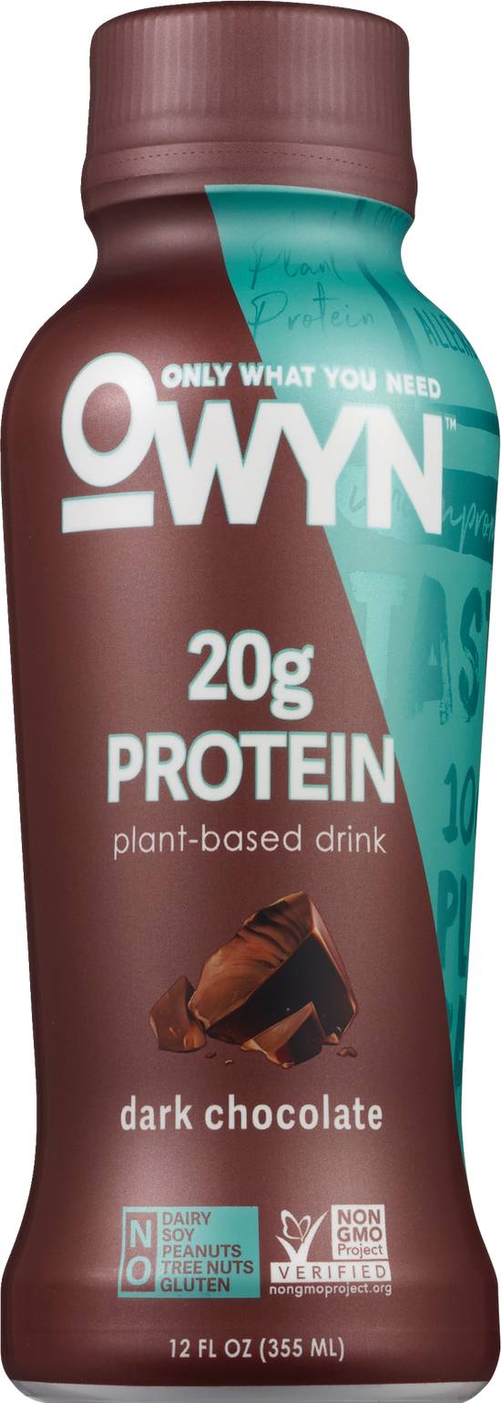 Order OWYN Plant-Based Protein Drink 12 OZ, Dark Chocolate food online from Cvs store, SUNNYVALE on bringmethat.com