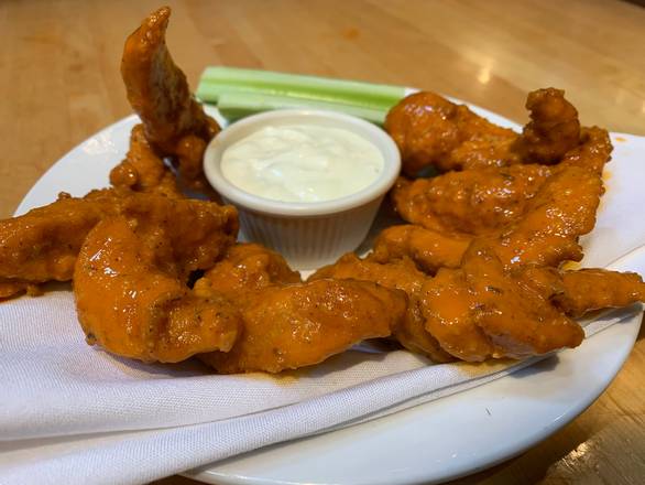 Order Appetizer Hot (Buffalo) Chicken Tenders food online from Rafferty's Restaurant & Bar store, Cordova on bringmethat.com