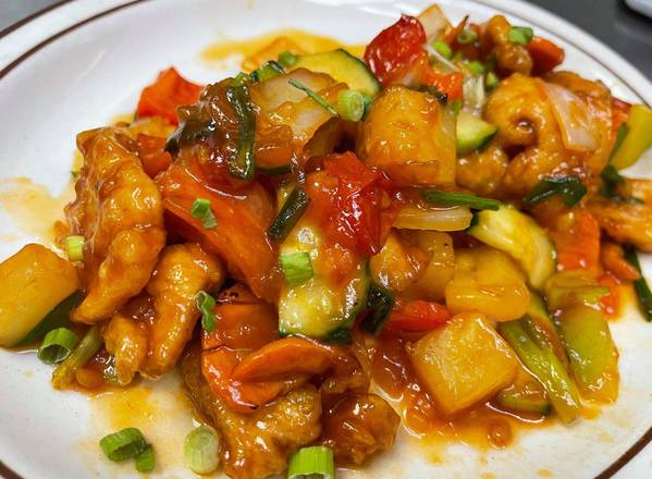 Order E.4 Sweet and Sour food online from E & T Thai Food store, Lone Tree on bringmethat.com