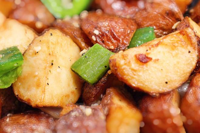 Order S2. Potato (3pcs) food online from Captain King's Seafood City store, Memphis on bringmethat.com
