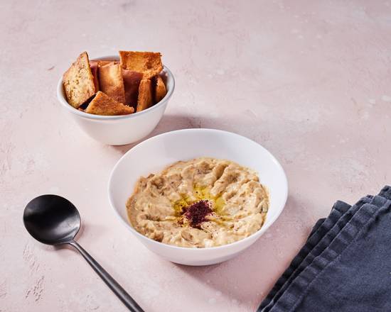 Order Babaganoush (VG) by SAJJ Mediterranean Express food online from Barzotto store, Palo Alto on bringmethat.com